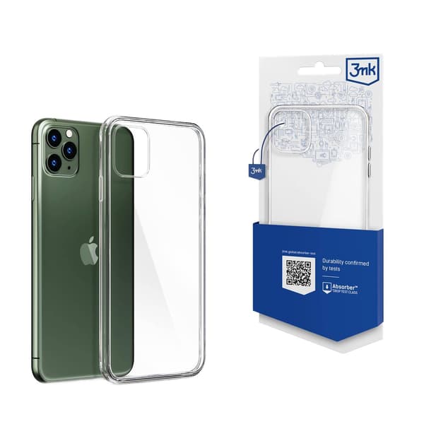 Apple iPhone 11 Pro Max - 3mk Gennemsigtigt Etui