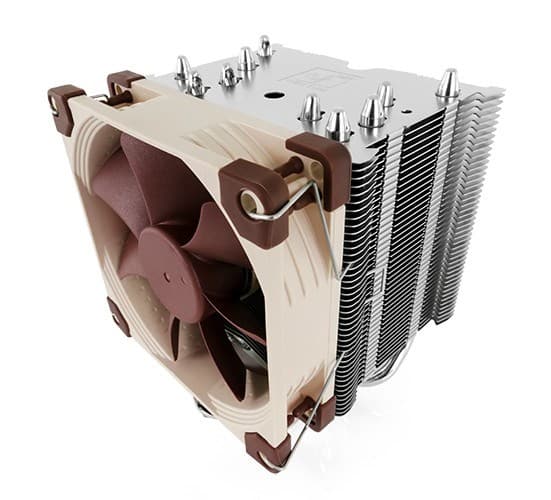 Noctua NH-U9S CPU-køler, 95 mm, NF-A9 blæser, stille
