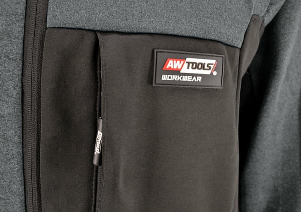 AWTOOLS Fleece-collegepaita T5 harmaa S