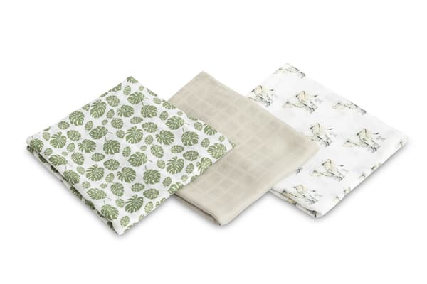BAMBUBLÖJOR 3-pack ELEFANTGRÅ 70X80