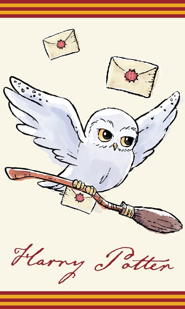 HARRY POTTER Lille Håndklæde 30 x 50 cm Bomuld