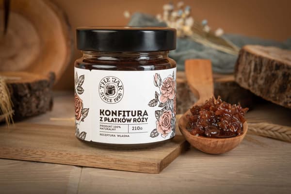 Roseblade marmelade naturlig 210 g