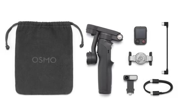 Gimbal-teline DJI Osmo Mobile 8P Advanced Tracking Combo Musta