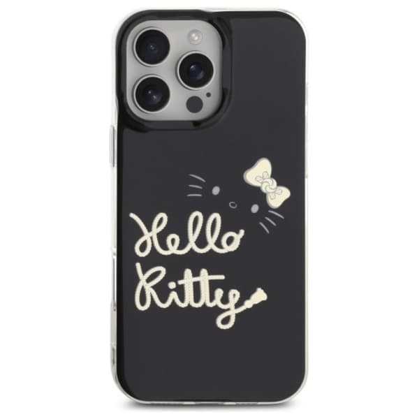 Hello Kitty IML Golden Diva MagSafe - iPhone 16 Pro Max -kotelo (musta)
