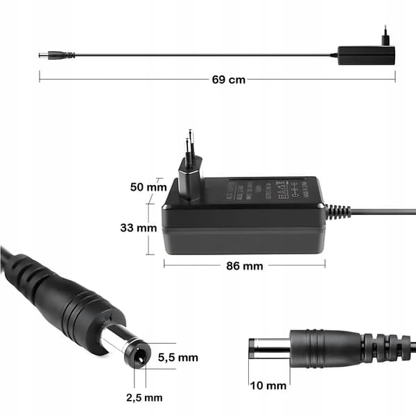 OPLADER 21V 2A LI-ION AC ADAPTER UNIVERSAL SIKKER EFFEKTIV