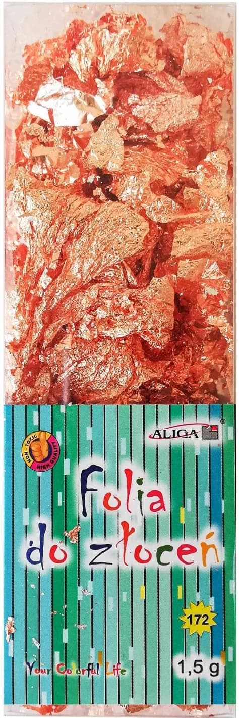 Kultausfolio, lehtihiutaleet, kupari 1,5 g