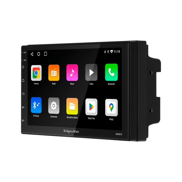 Radio Samochodowe Kruger&Matz CarPlay/AndroidAuto 7” 2DIN Bluetooth USB AUX