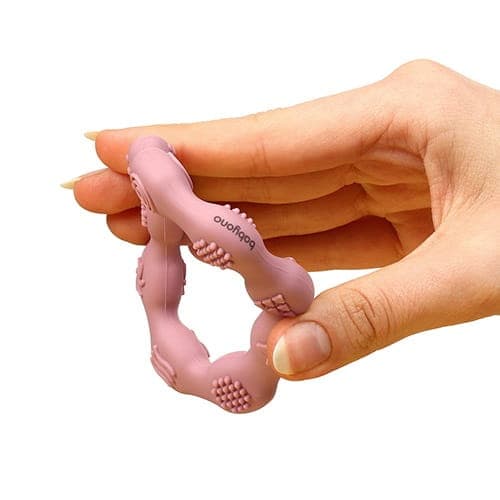 Silikone sensorisk bidering til bidering i pink, Babyono