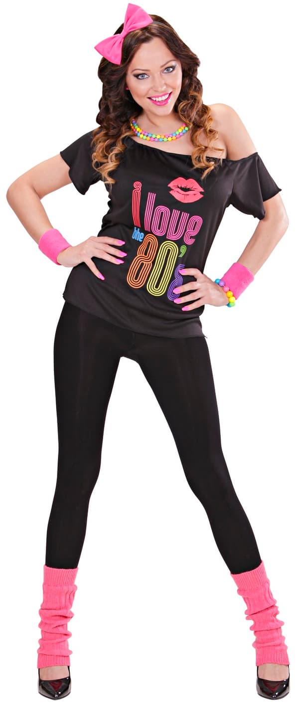 80'er Punk Pige DISCO Kostume XL