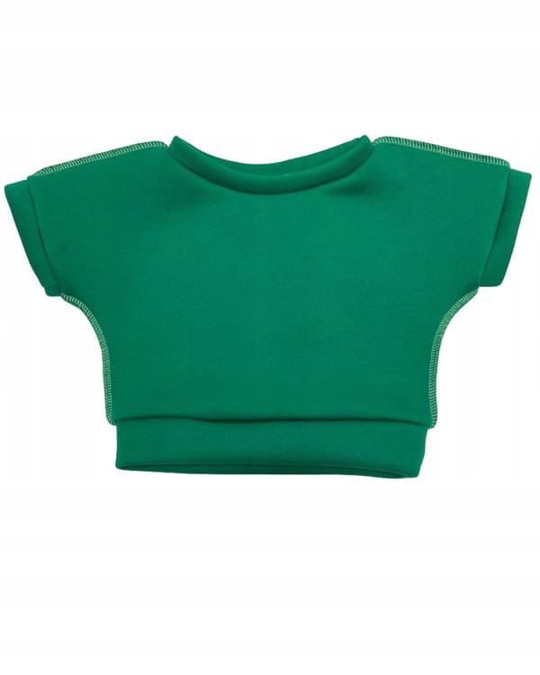 Børneponcho 128 vest kappevarmer bomuld fluff flaske