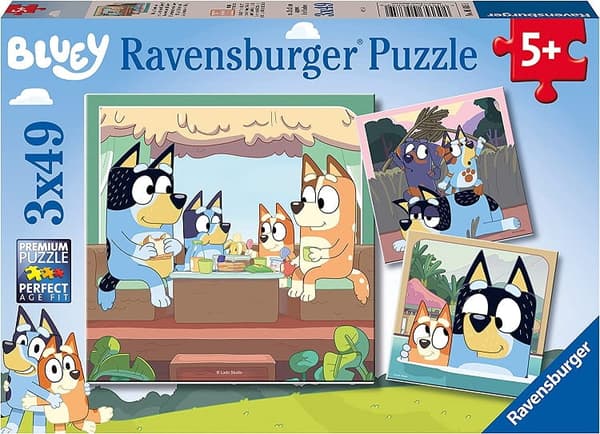 Ravensburger 5685 Bluey 3x49 el Puslespil