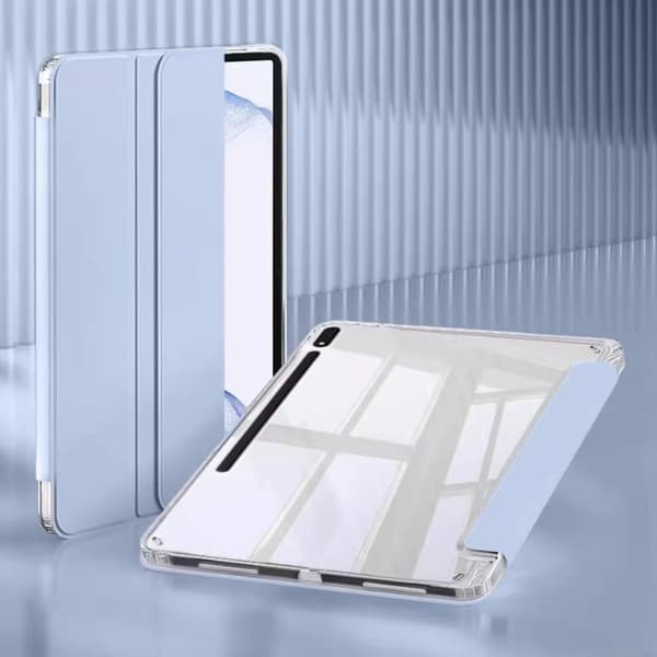 Etui Clear Pencil Galaxy Tab S9 FE S10 FE - Blå