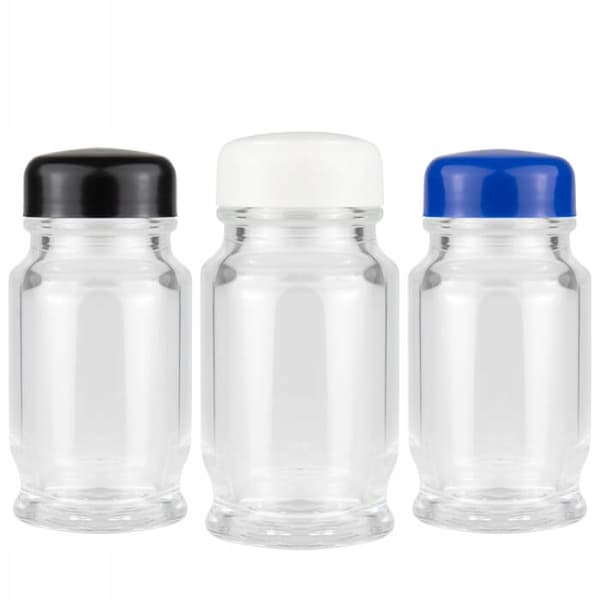 10x kryddburkar 50ml lufttäta burkar