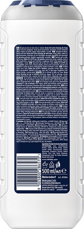 NIVEA Sensitive duschgel 500 ml