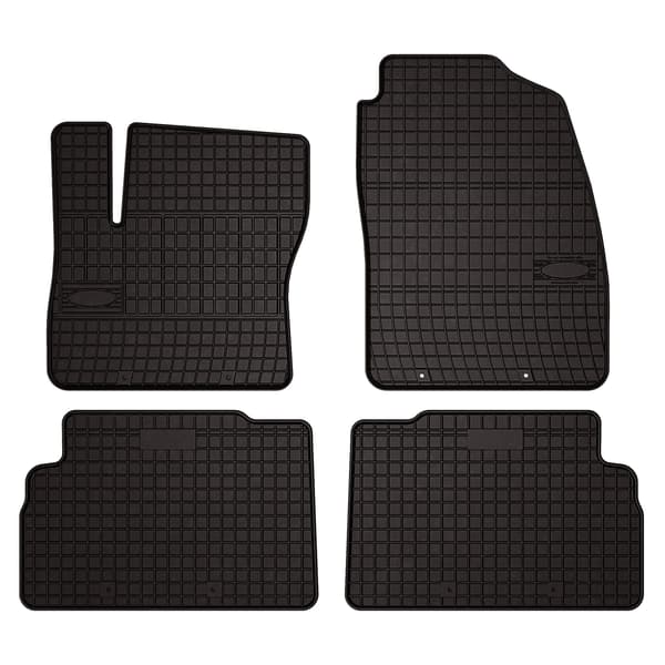 Gummimåtter til: Ford C-MAX MK2 minivan (2010-2012) - sorte, monteret