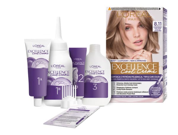 L'Oréal Excellence Cool Hårfarve 8.11 Ultra Aske Lysblond