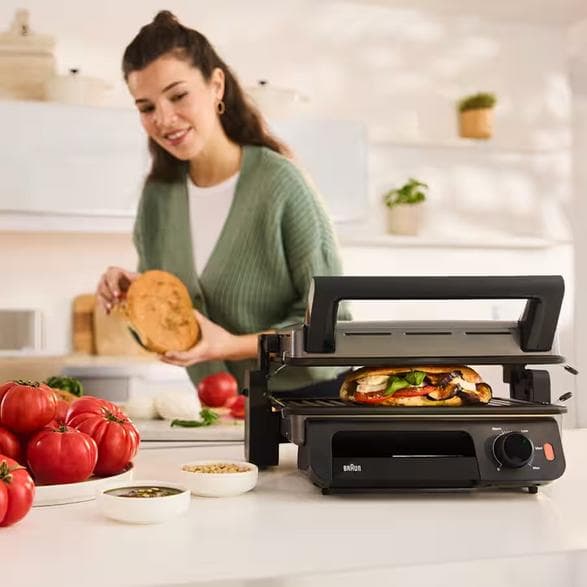 BRAUN MultiGrill 5 CG 5010 Svart och Silver Grill