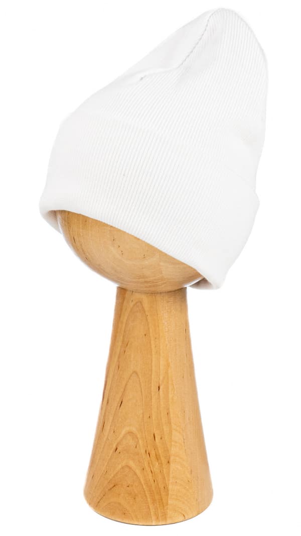 Stribet bomuldshat