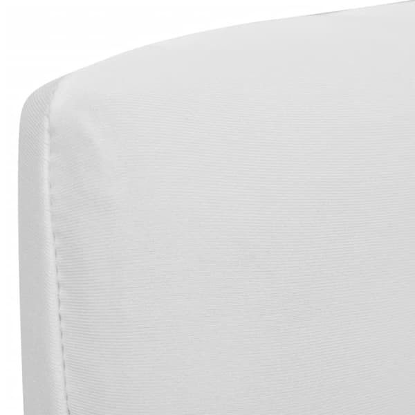 vidaXL Vita stretchstolsöverdrag, 6-pack