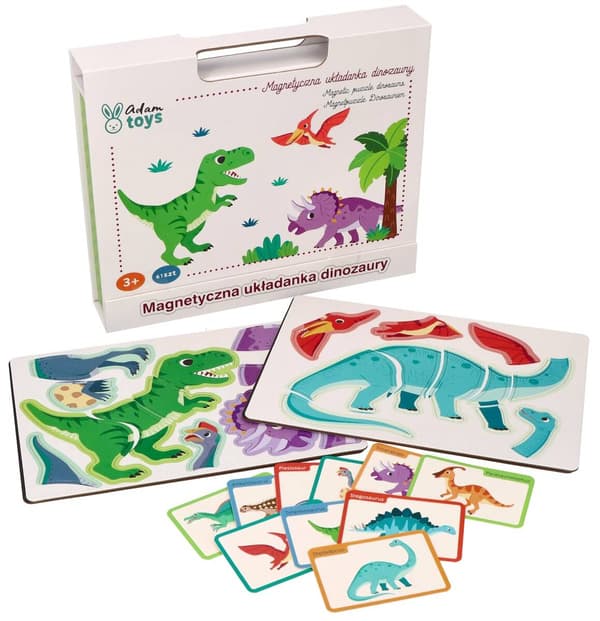 Magnetiskt pussel - Dinosaurier