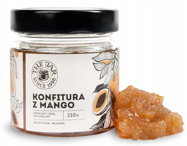 Mango syltetøj 210g THE JAR 61% mango rørsukker