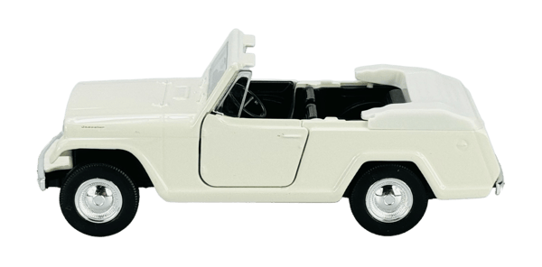 Welly OLD timer 1967 Jeep Jeepster Commando Roadster vit 1:34 43826
