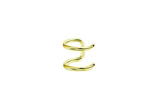 Falsk ørering - ørecuff Guld - FK-010
