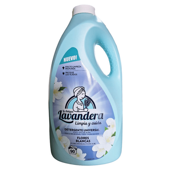 LAVANDERA Flores Blancas vaskegelé 4,5L