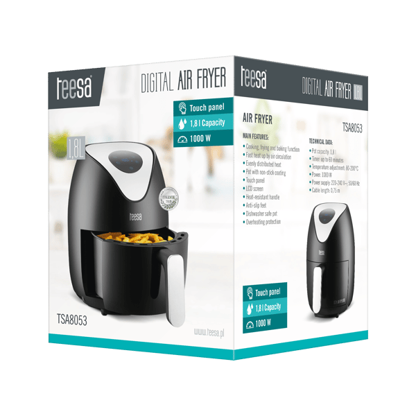 Teesa Digital luftfritter uden fedt