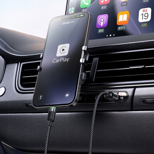 MCDODO Oplader USB Lightning Kabel Hurtig Opladning til iPhone 1M LED
