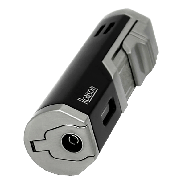 Ronson Chinook Sort 3 JET Cigar Puncher Lighter