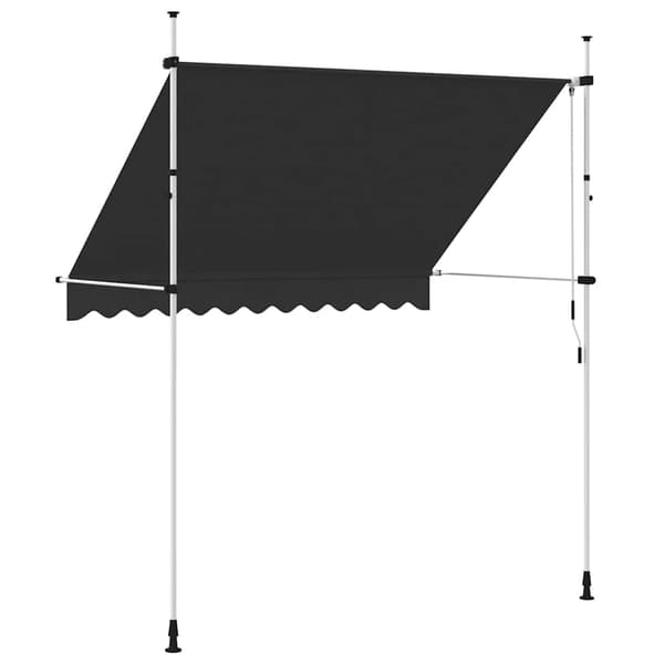 vidaXL manuel rullemarkise, 250 cm, antracit