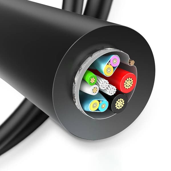 UGREEN US184 USB til USB-C 3.0-kabel 1 m (sort)
