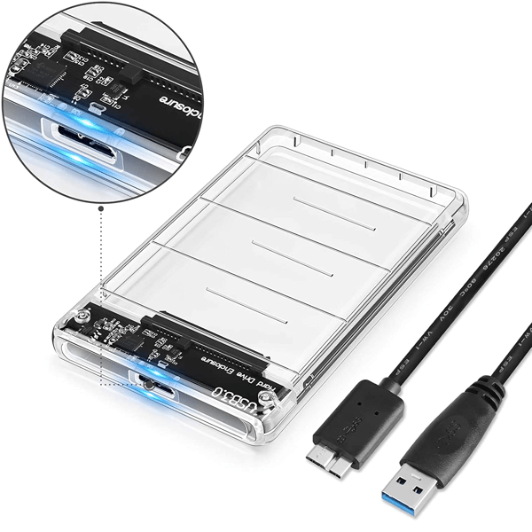 2,5 tuuman USB 3.0 SSD HDD SATA levykotelo