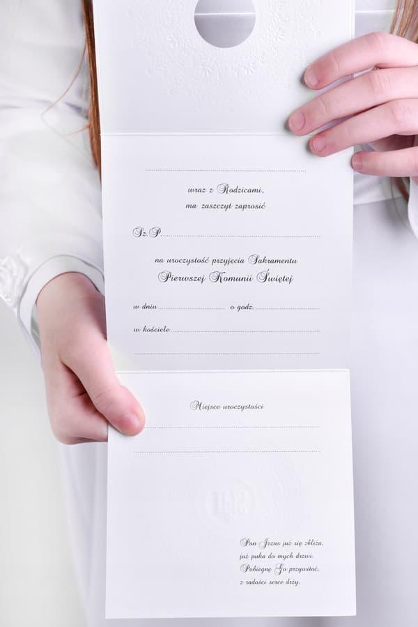 Invitation til første kommunion 10 stk.