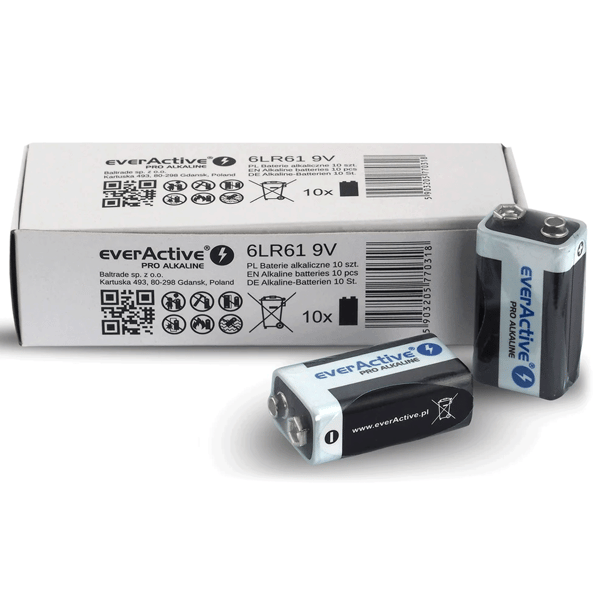 6LR61 10PAK EverActive Pro alkalinen