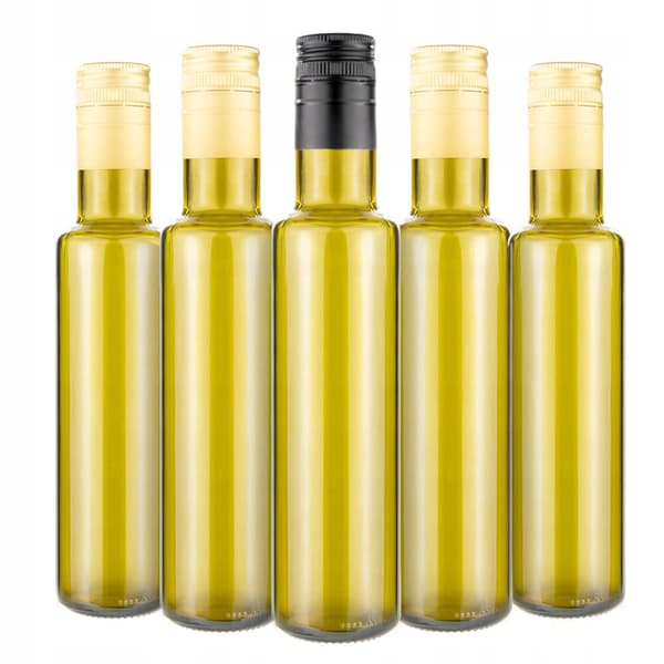 50x Dorica olivenolieflaske 250ml til eddike + låg