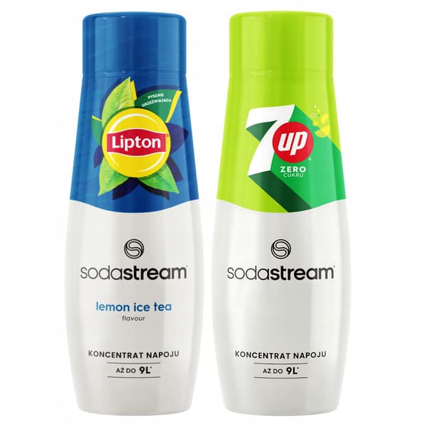 2 siraper för Sodastream Citron Iste + 7UP Free Sockerfri