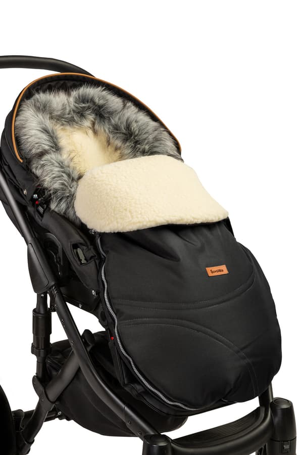 Eskimo sovepose sort/uld 100 X 46