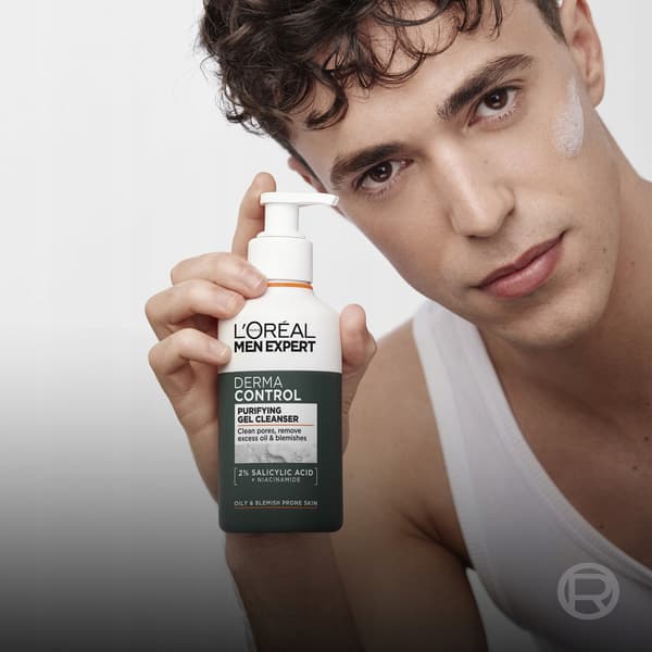 L'Oréal Men Expert Derma Control Rensende ansigtsæl med niacynamid 260ml