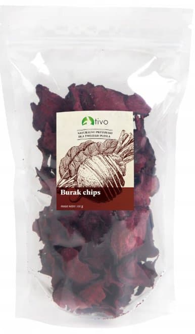 Tivo | Rødbedechips 100g - Rødbedechips 100g