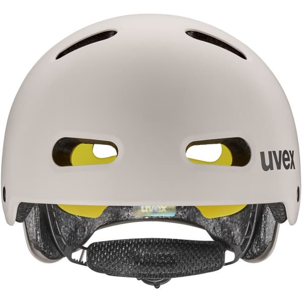 UVEX Kid 4 Style MIPS kypärä, lämmin harmaa matta
