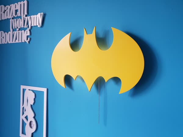 BATMAN LED batteridrevet natlampe