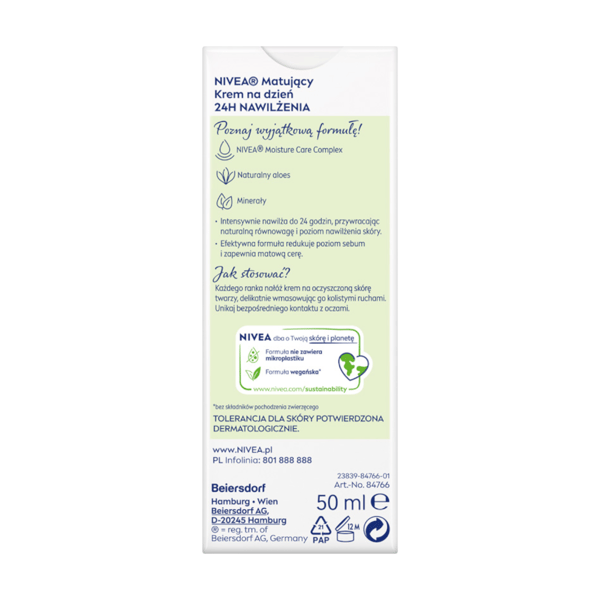 572663 NIVEA 24 timer fugt matterende dagcreme