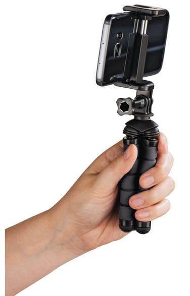 HAMA Flex 2-in-1 jalusta 14 cm – musta