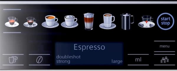 Tryckkaffeapparat SIEMENS TE651209RW EQ.6 plus s100 Gråsvart
