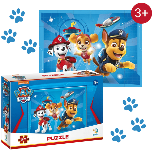 Paw Patrol-pussel 30 bitar färgglad barnpussel