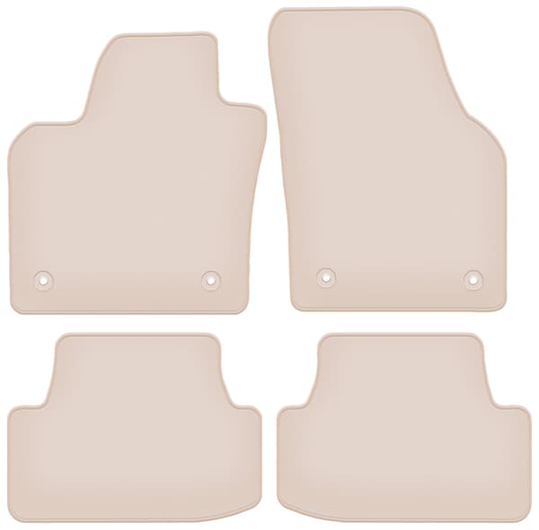Premium beige måtter til Volkswagen Polo VI hatchback 2017-