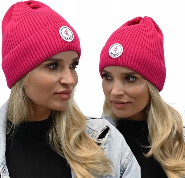Snygg höstmössa med logotyp Amaranth n1
