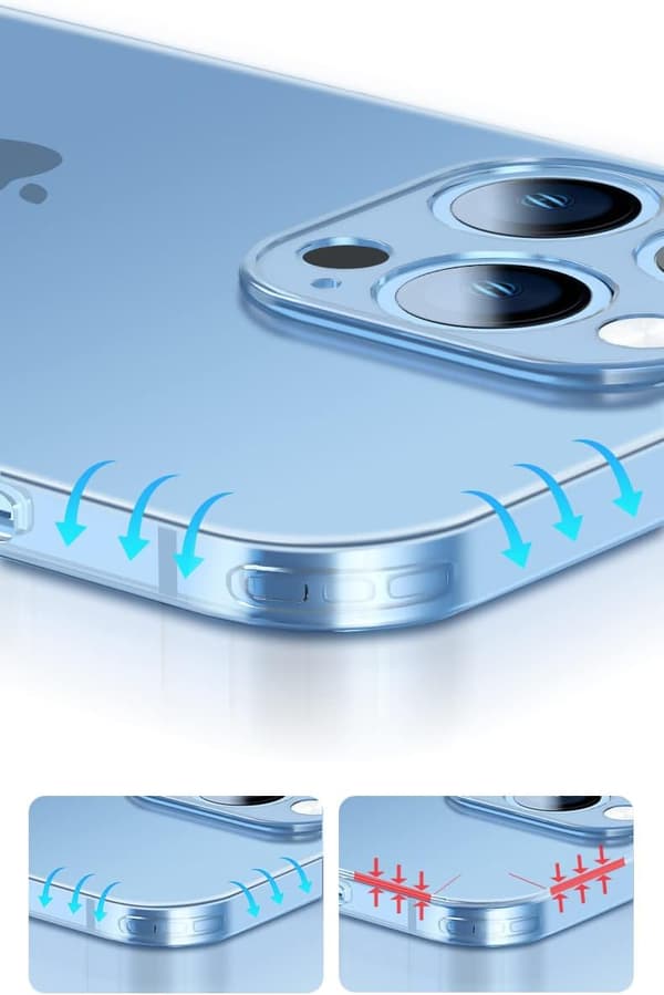 STARK PLAST TRANSPARENT SKAL TILL IPHONE 13
